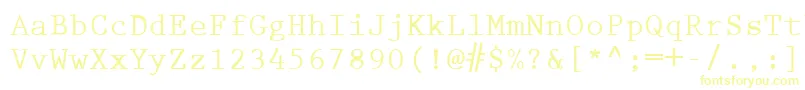 PrestigeEliteLtBold Font – Yellow Fonts