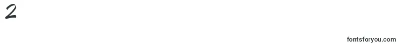 FreeAdelaide-Schriftart – Schriften für die Ziffer 2