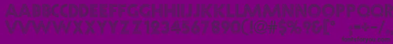 Leonde Font – Black Fonts on Purple Background