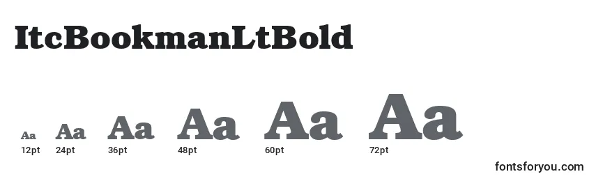 ItcBookmanLtBold Font Sizes