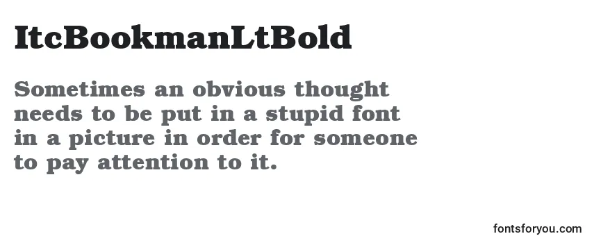 ItcBookmanLtBold-fontti