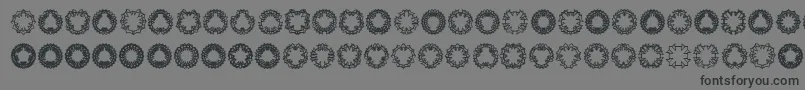 More about Ovul2ov Font Ovul2ov Font – Black Fonts on Gray Background