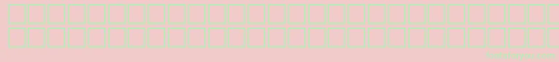 ArrowssRegular Font – Green Fonts on Pink Background