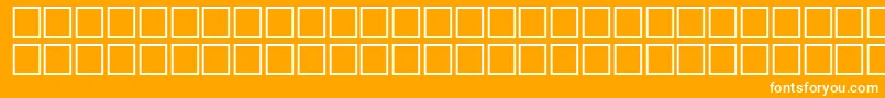 ArrowssRegular Font – White Fonts on Orange Background