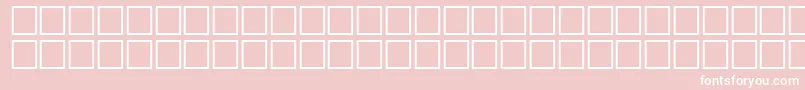 Шрифт ArrowssRegular – белые шрифты на розовом фоне