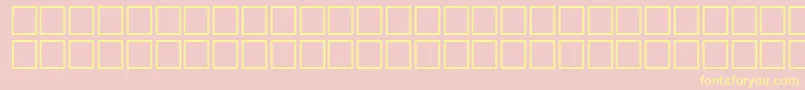 ArrowssRegular Font – Yellow Fonts on Pink Background