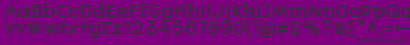 AutouroneRegular Font – Black Fonts on Purple Background