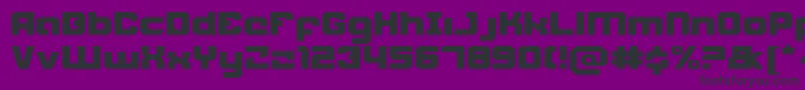 Шрифт Weaponeere – чёрные шрифты на фиолетовом фоне
