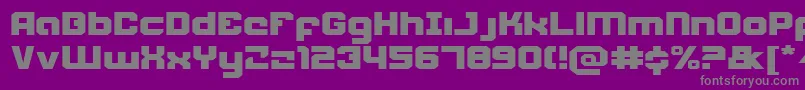 fuente Weaponeere – Fuentes Grises Sobre Fondo Morado