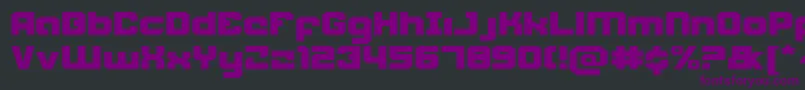 Weaponeere Font – Purple Fonts on Black Background