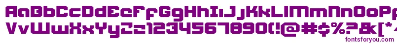 Weaponeere-fontti – violetit fontit