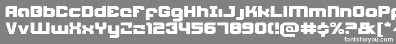 Weaponeere Font – White Fonts on Gray Background