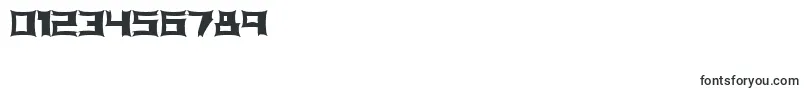 Relapse-Schriftart – Schriften für Zahlen und Nummern