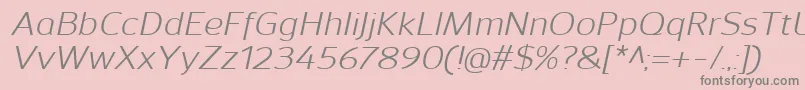 fuente SavileItalic – Fuentes Grises Sobre Fondo Rosa