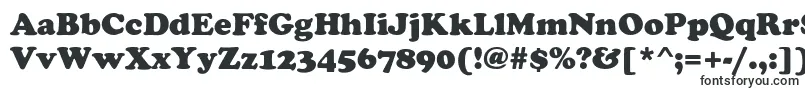 Шрифт FennimoreHeavy – типографские шрифты