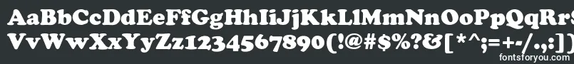 FennimoreHeavy Font – White Fonts