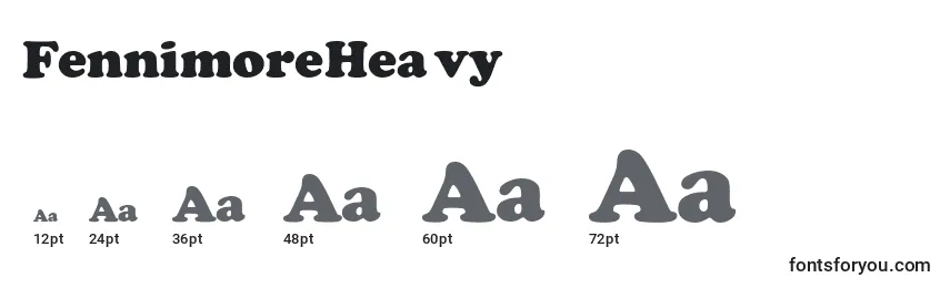 FennimoreHeavy Font Sizes