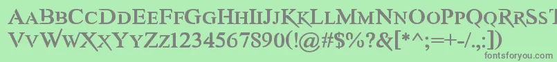 More about AwerySc Font AwerySc Font – Gray Fonts on Green Background