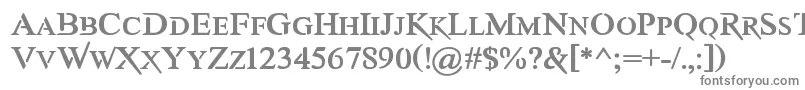 Шрифт AwerySc – серые шрифты