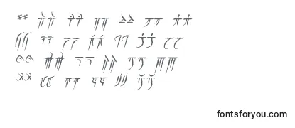 IokharicItalic Font