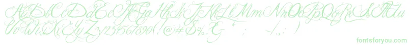 Jellykakingshat Font – Green Fonts