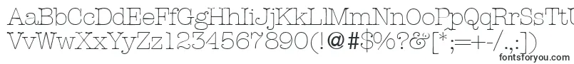 Шрифт ModerntypewriterlightRegular – шрифты Yandex