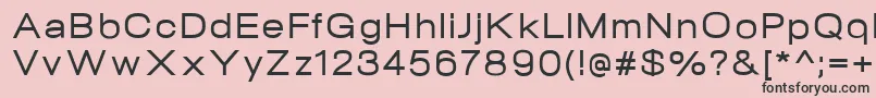 NeogramMediumextd Font – Black Fonts on Pink Background
