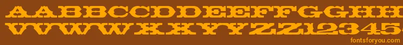 Más sobre la fuente ThunderbirdBt fuente ThunderbirdBt – Fuentes Naranjas Sobre Fondo Marrón