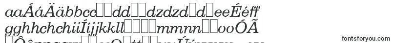 Czcionka E710RomanItalic – słowackie czcionki