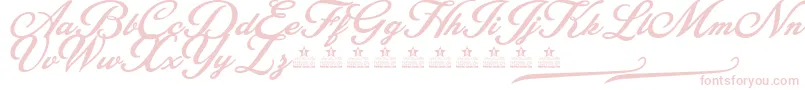 BlessedPersonalUse Font – Pink Fonts