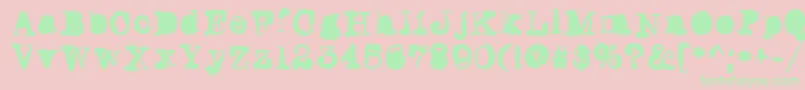 Más sobre la fuente Writersblock fuente Writersblock – Fuentes Verdes Sobre Fondo Rosa