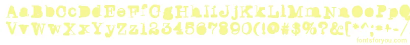 Writersblock Font – Yellow Fonts