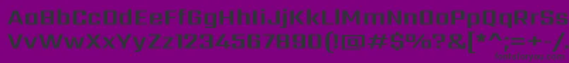 SarpanchBold Font – Black Fonts on Purple Background