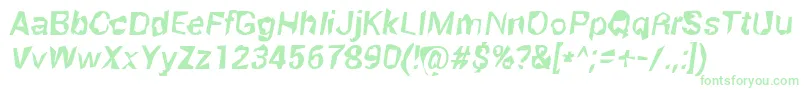 RobotKiller Font – Green Fonts on White Background
