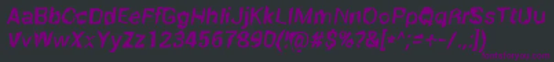 RobotKiller Font – Purple Fonts on Black Background
