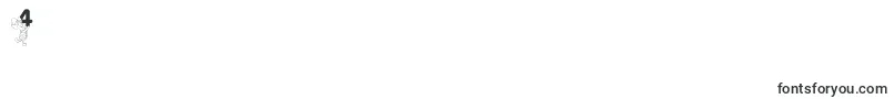 フォントLmsPiggletsLuckOfTheIrish – フォント数字4