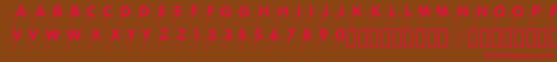LmsPiggletsLuckOfTheIrish Font – Red Fonts on Brown Background