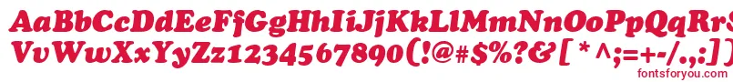 CupertinoItalic Font – Red Fonts on White Background