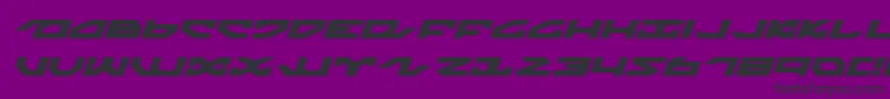 Nightrunnerexi Font – Black Fonts on Purple Background