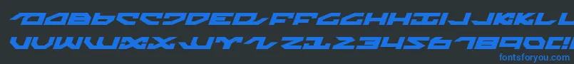 Más sobre la fuente Nightrunnerexi fuente Nightrunnerexi – Fuentes Azules Sobre Fondo Negro
