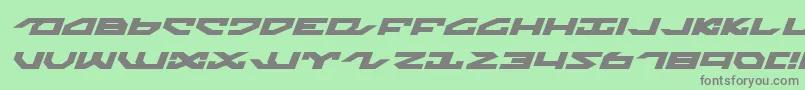 Weitere Informationen zur Nightrunnerexi-Schriftart Nightrunnerexi-Schriftart – Graue Schriften auf grünem Hintergrund