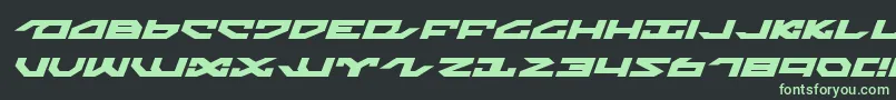 fuente Nightrunnerexi – Fuentes Verdes Sobre Fondo Negro