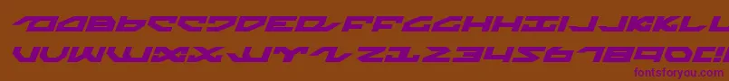 En savoir plus sur la police Nightrunnerexi Police Nightrunnerexi – polices violettes sur fond brun