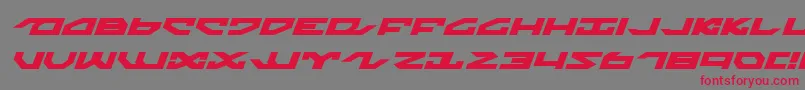Nightrunnerexi Font – Red Fonts on Gray Background