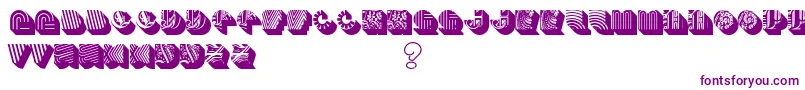Bento Font – Purple Fonts on White Background