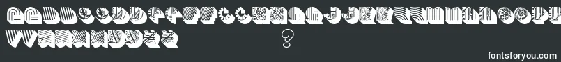 Шрифт Bento – белые шрифты на чёрном фоне