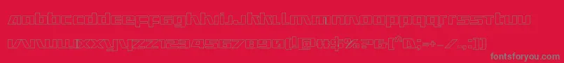 Подробнее о шрифте Ultramarinesout Шрифт Ultramarinesout – серые шрифты на красном фоне