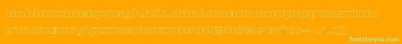 En savoir plus sur la police Ultramarinesout Police Ultramarinesout – polices vertes sur fond orange