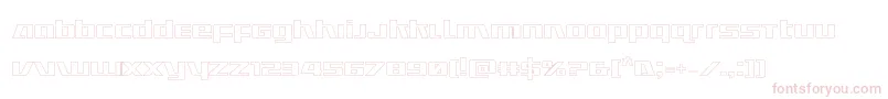 Saiba mais sobre a fonte Ultramarinesout Fonte Ultramarinesout – fontes rosa em um fundo branco