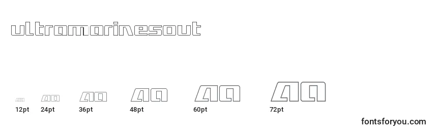 Ultramarinesout Font Sizes